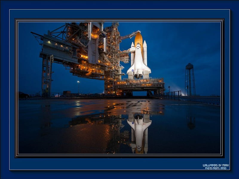 Atlantis Ready To Go, rockets, atlantis, space, shuttle, HD wallpaper