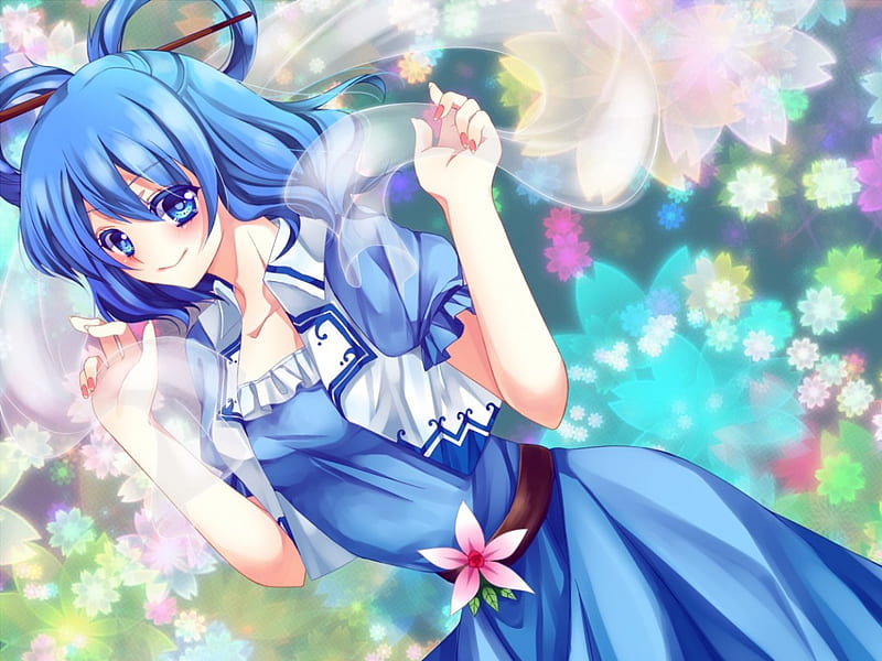 Touhou Project - Ass and Blue Hair from Behind - wide 6
