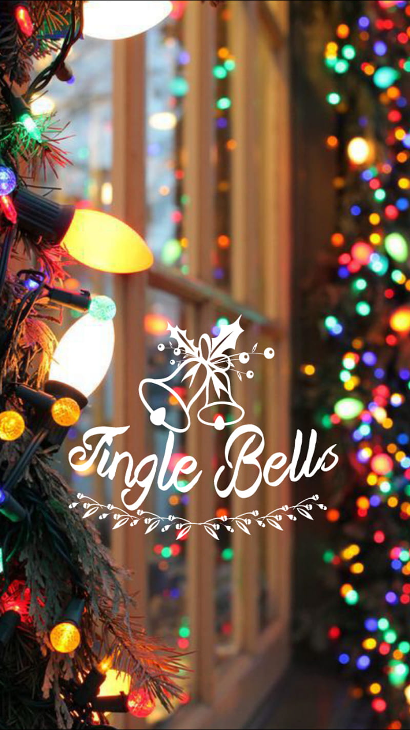 Jingle Bells , christmas, xmas, santa, clause, december, winter, HD phone wallpaper