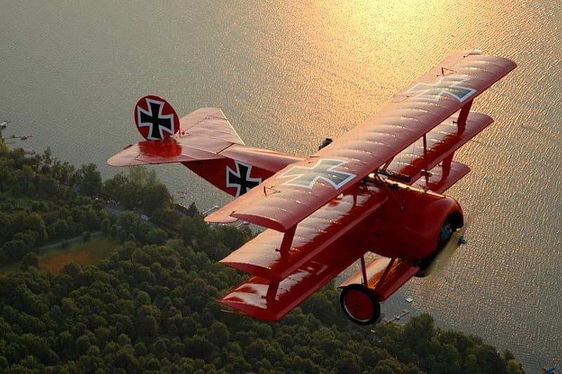 Fokker Dr. 1 triplane, world war one, new zealand, first world war, red baron, germany, baron manfred von richthofen, fokker dr 1 triplane, HD wallpaper