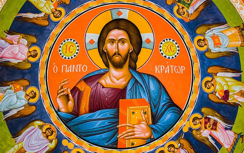 Jesus the Lord, Cyprus, Christ, Lord, angels, icon, Jesus, HD wallpaper