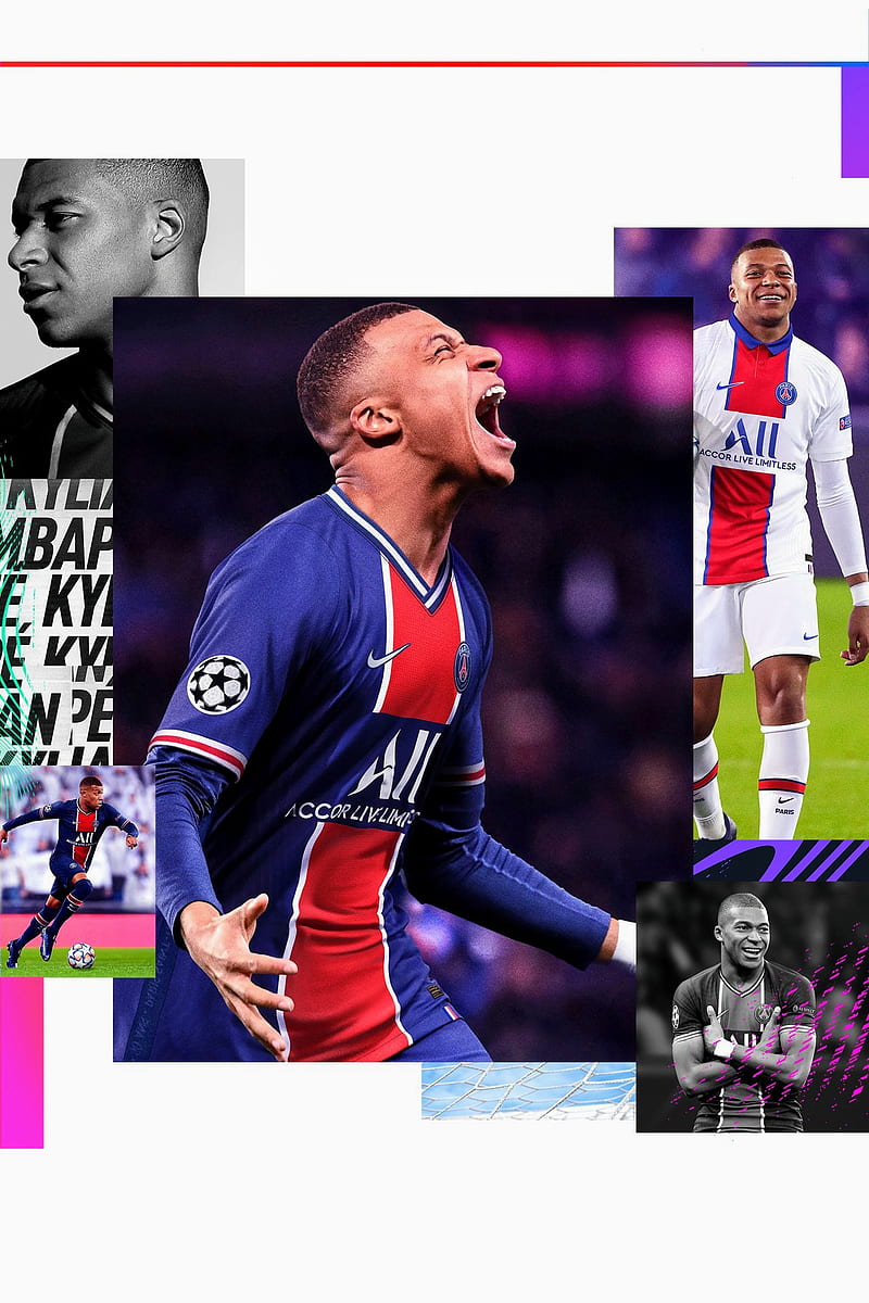 Mbappé, Sport, PSG, Soccer, Kylian Mbappé, Paris Saint-German, Football, FIFA 21, HD phone wallpaper