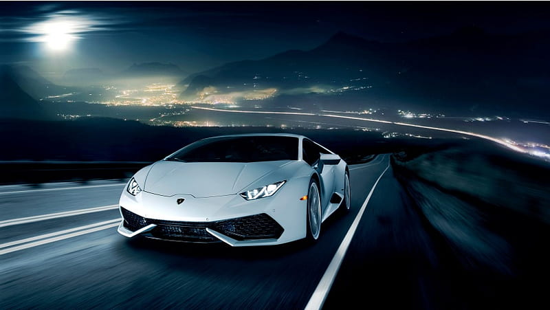 Lamborghini Huracan In The Night, HD wallpaper | Peakpx