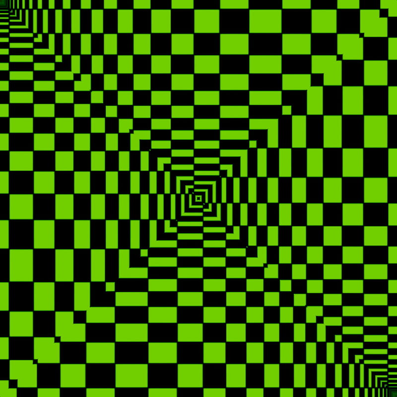 Trippy green, black, blocked, green, illusionist, squares, trippy, HD phone wallpaper