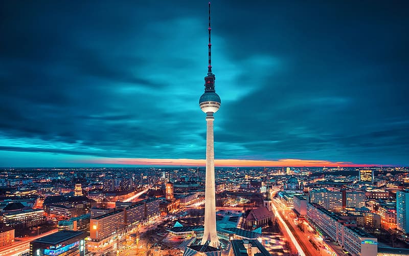 Cities, Berlin, Germany, , Berlin Tv Tower, HD wallpaper