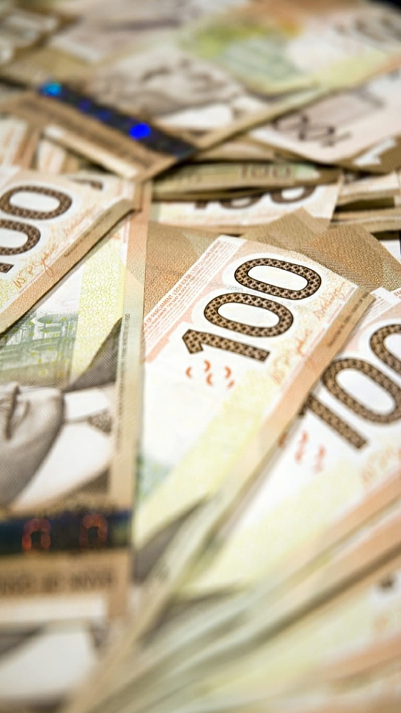 Canadian Cash 100, canada, dollar, money, paper, HD phone wallpaper