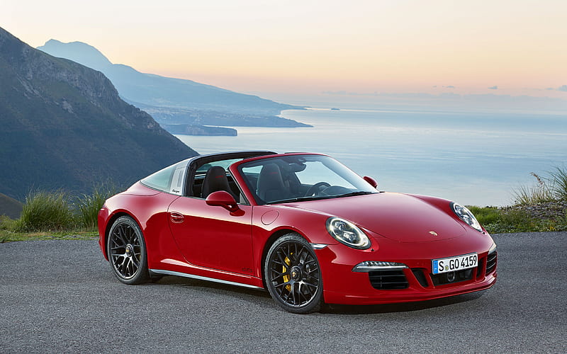 2016 Porsche 911 Targa 4 GTS, Convertible, Flat 6, car, HD wallpaper