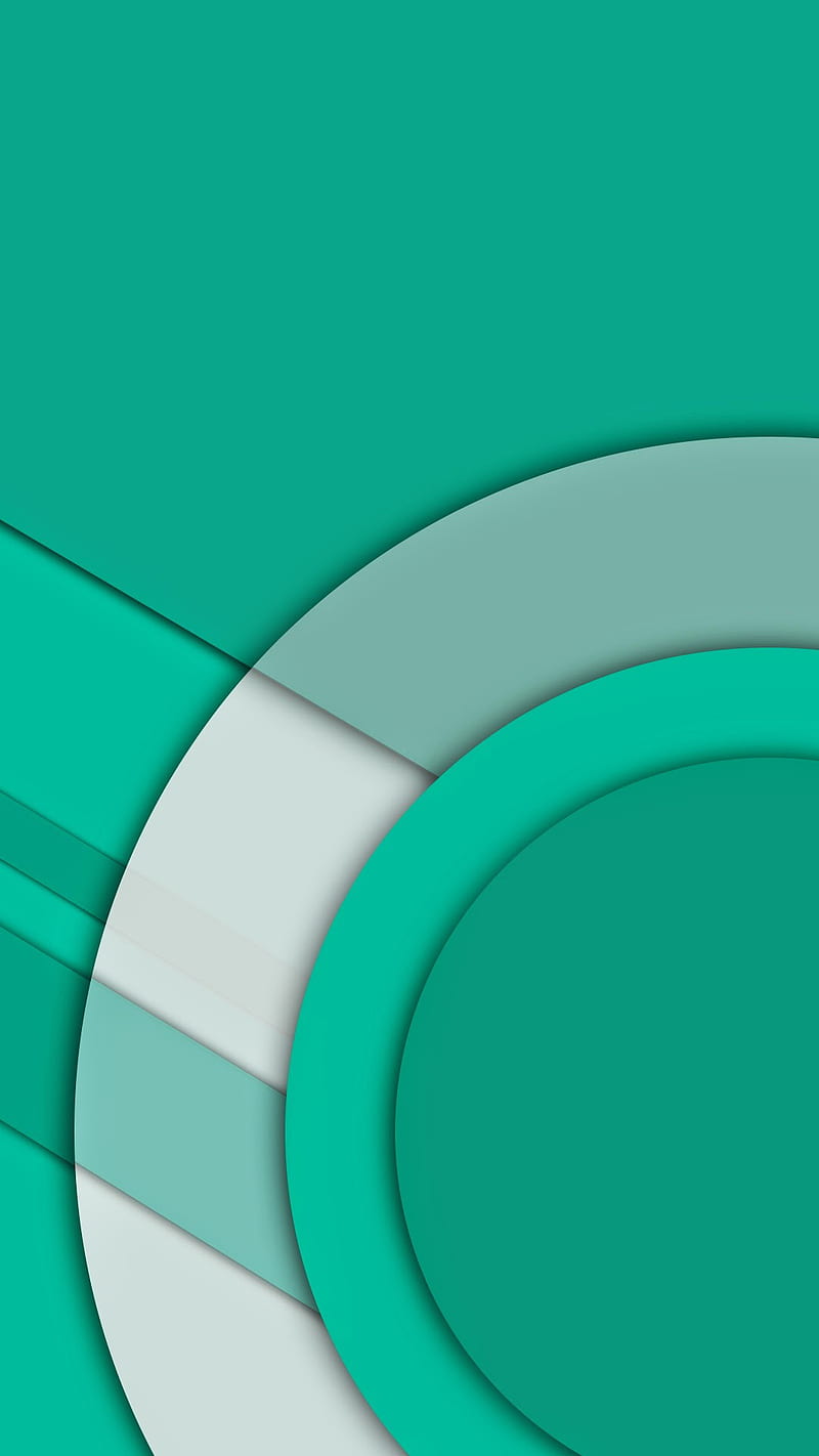 Material Design abstract, android, green, HD phone wallpaper