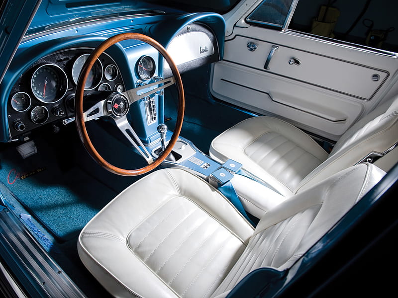 1966 Chevrolet Corvette Stingray 427, c2, Coupe, V8, car, HD wallpaper