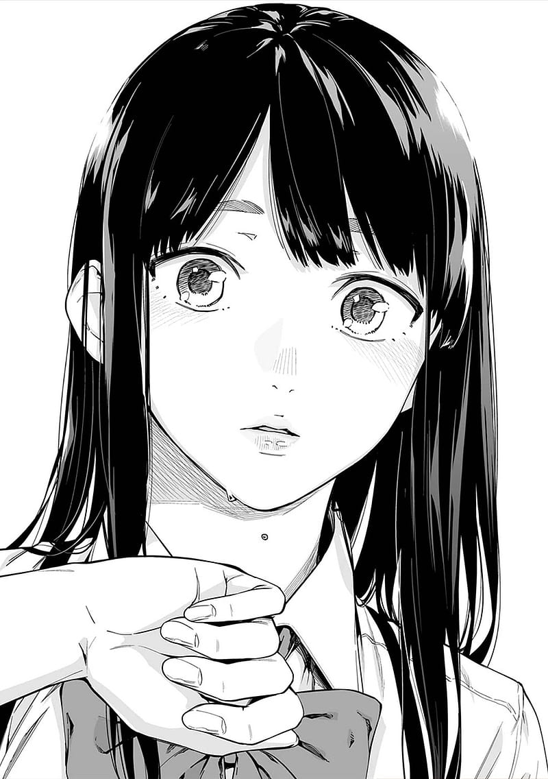 Komi san, manga, anime girl, edit, manga drawing, manga girl, manga edit,  anime, HD phone wallpaper