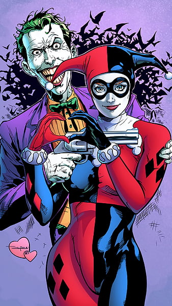 Quinn - The Joker, batman, comic, comics, dc, harley, marvel, riddler, HD  phone wallpaper | Peakpx