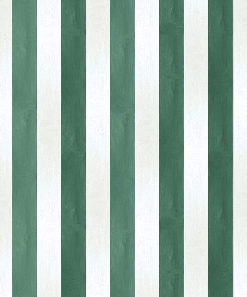 Fresco Stripe • Painted Striped • Milton & King, Green Stripe, HD phone wallpaper