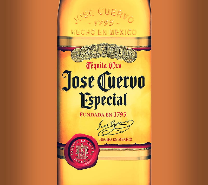 Jose Gold, alcohol, bottle, drink, glass, liquor, tequila, HD wallpaper