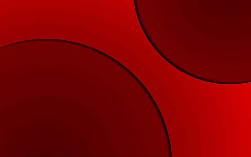 red abstract background creative, artwork, 3D waves, red wavy background, red backgrounds, HD wallpaper