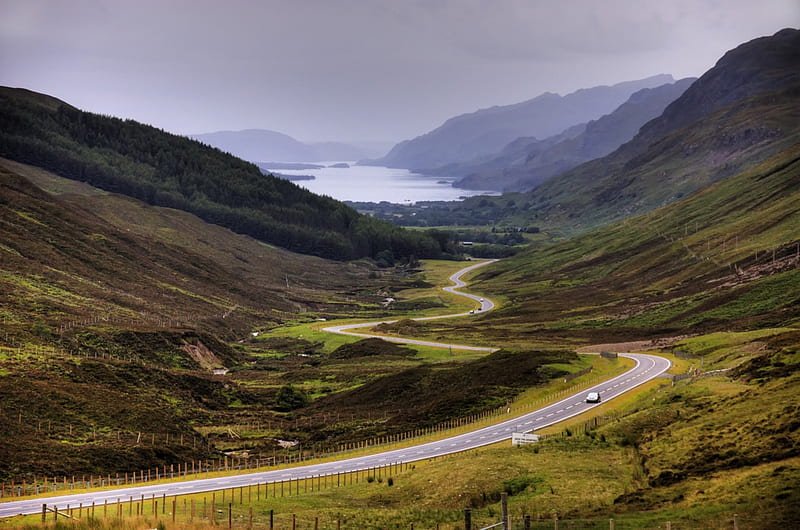 Scotland - Scottish Highlands, Loch Maree, Scottish Highlands, Lakes, Scotland, Lochs, HD wallpaper