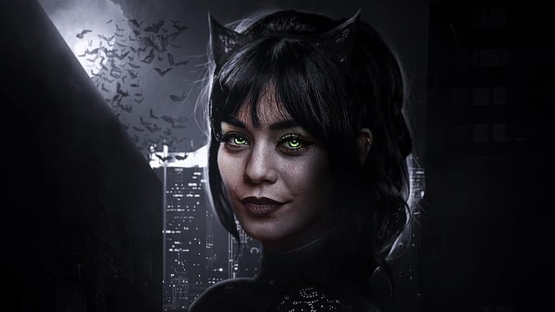 Vanessa Hudgens As Catwoman In Batman Movie, catwoman, vanessa-hudgens, 2021-movies, movies, , superheroes, HD wallpaper