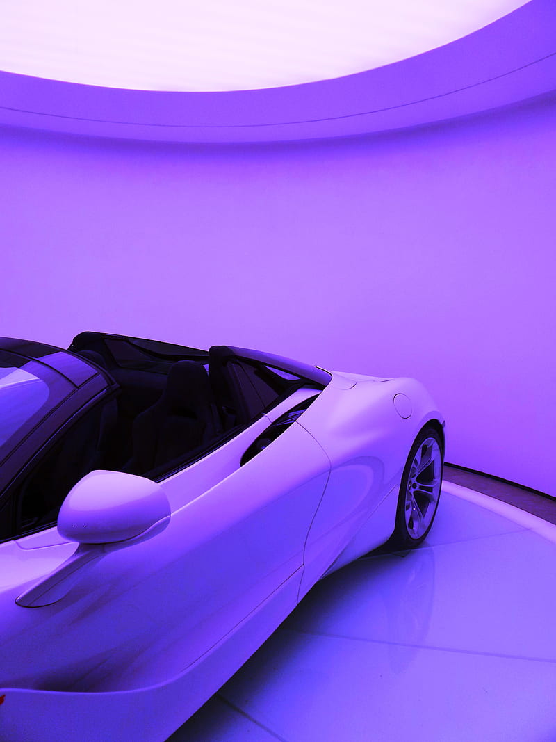 car, convertible, sportscar, supercar, purple, HD phone wallpaper