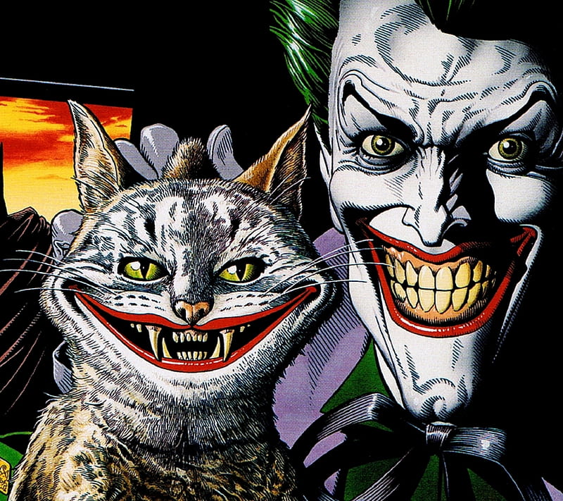 Joker, cartoons, comics, HD wallpaper