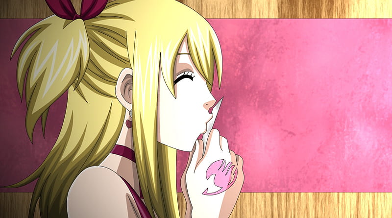 Lucy Heartfilia, cute, fairytail, pretty, girl, anime, HD wallpaper