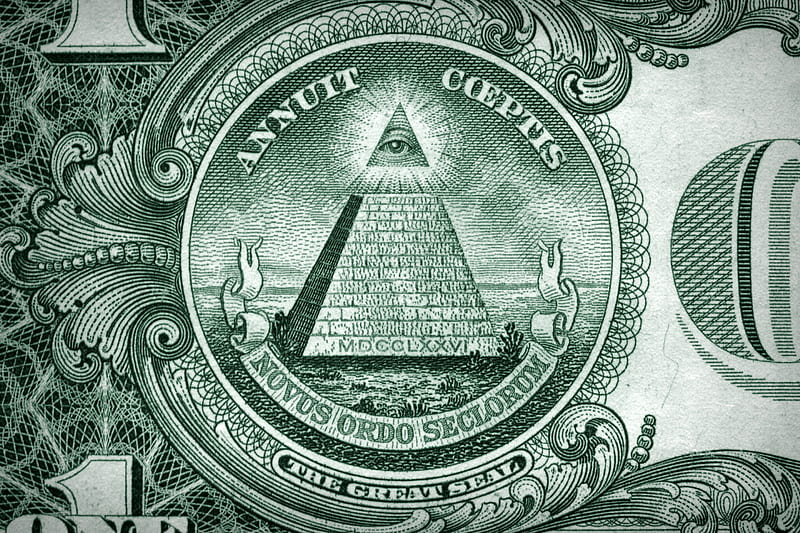 NWO Illuminati, america, cash, dollar, pyramid, sign, usa, HD wallpaper