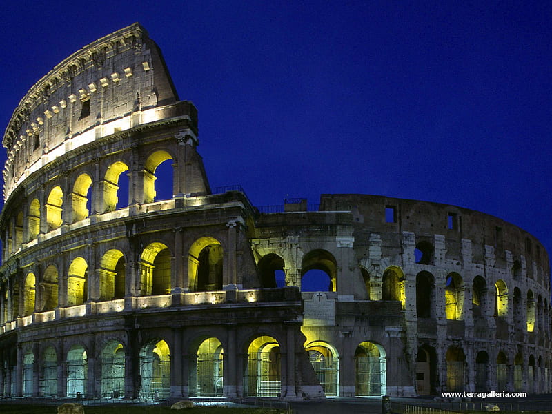 Coliseum, rome, colosseum, roma, italy, HD wallpaper