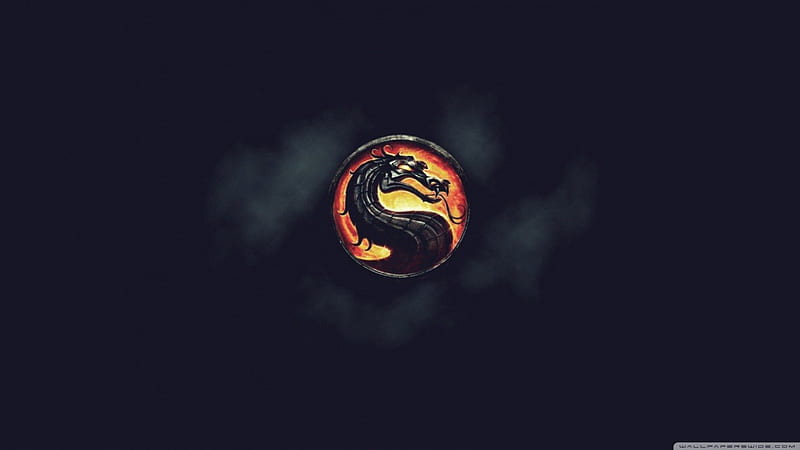 Kombat Logo, Dragon, Kombat, Logo, Mortal, HD wallpaper