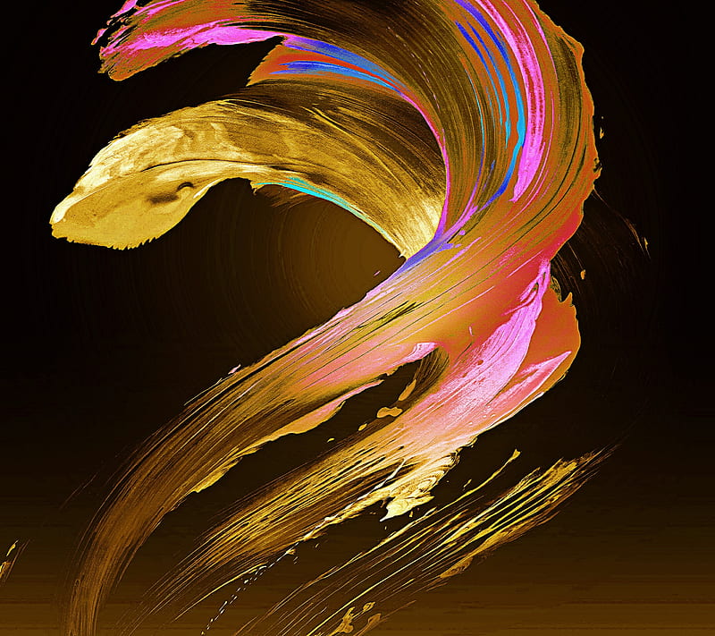 Abstract Gold, sony, space, xperia, xperia x, HD wallpaper