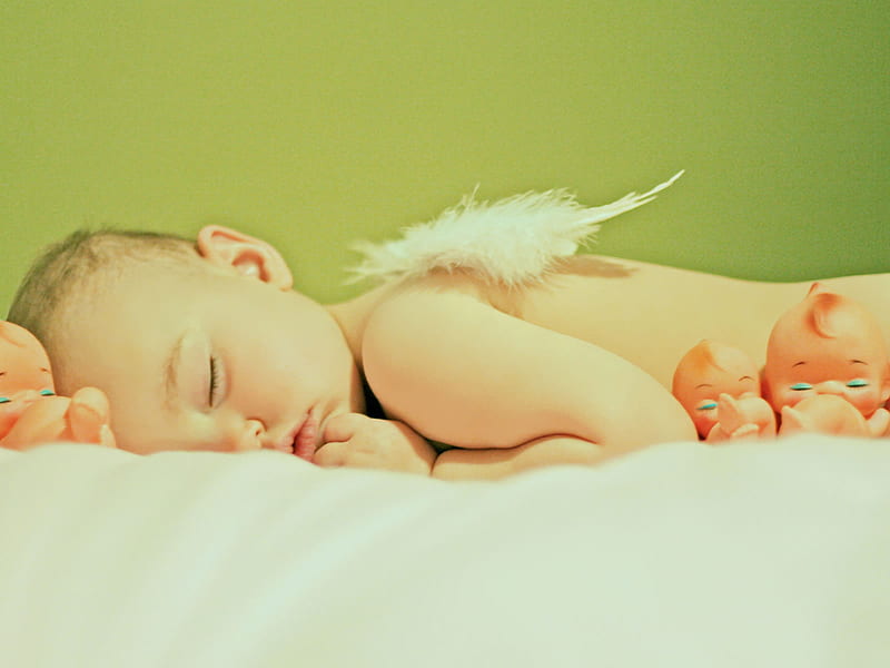 Shhh....Baby sleeping, quiet, perfect, bonito, sleeping, baby, HD wallpaper