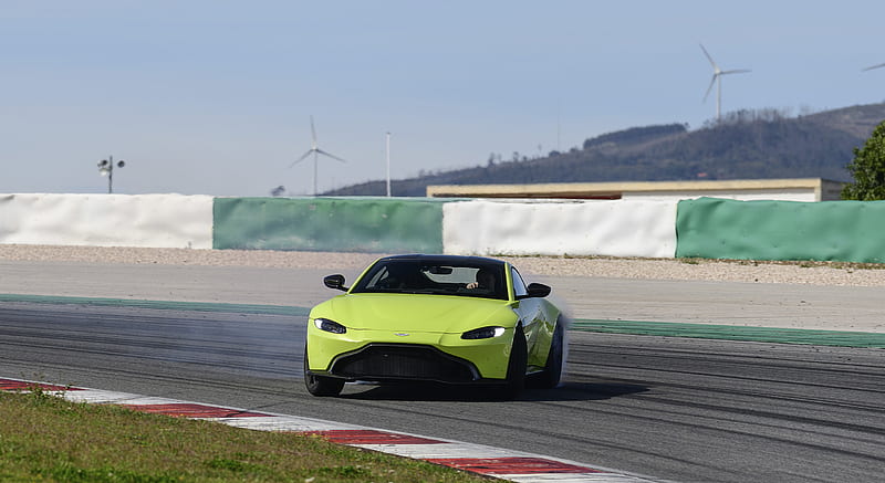 2019 Aston Martin Vantage (Lime Essence) - Front , car, HD wallpaper