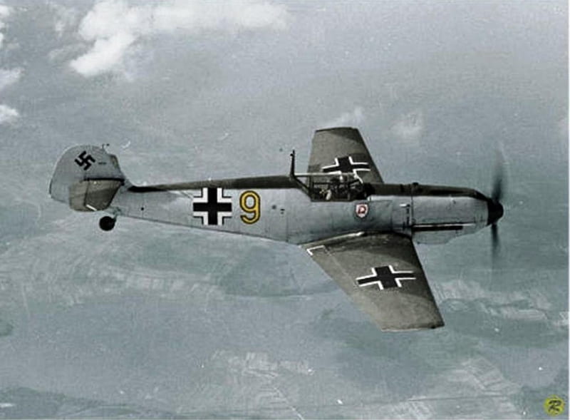 Messerschmitt Me 109 E-3, me 109 e, fighter, luftwaffe, second world war, jg 2, helmut wick, messerschmitt, HD wallpaper