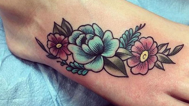 Tatuajes de flores en el pie para mujeres tatuajes de flores, Fondo de  pantalla HD | Peakpx
