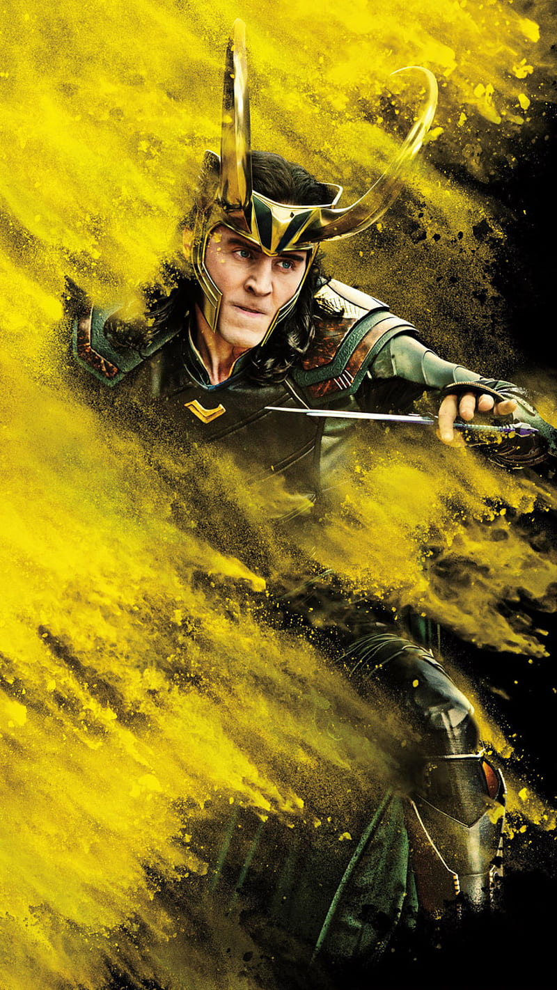 Loki, marvel, marvel comics, thor 3, thor ragnarok, HD phone wallpaper