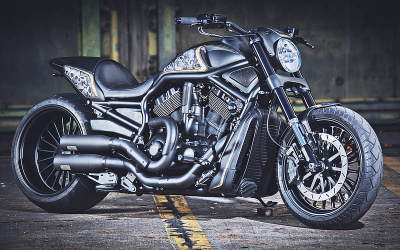 Harley-Davidson VRSCDX, tuning, 2019 bikes, superbikes, customized motorcycles, 2019 Harley-Davidson VRSCDX, american motorcycles, Harley-Davidson, HD wallpaper