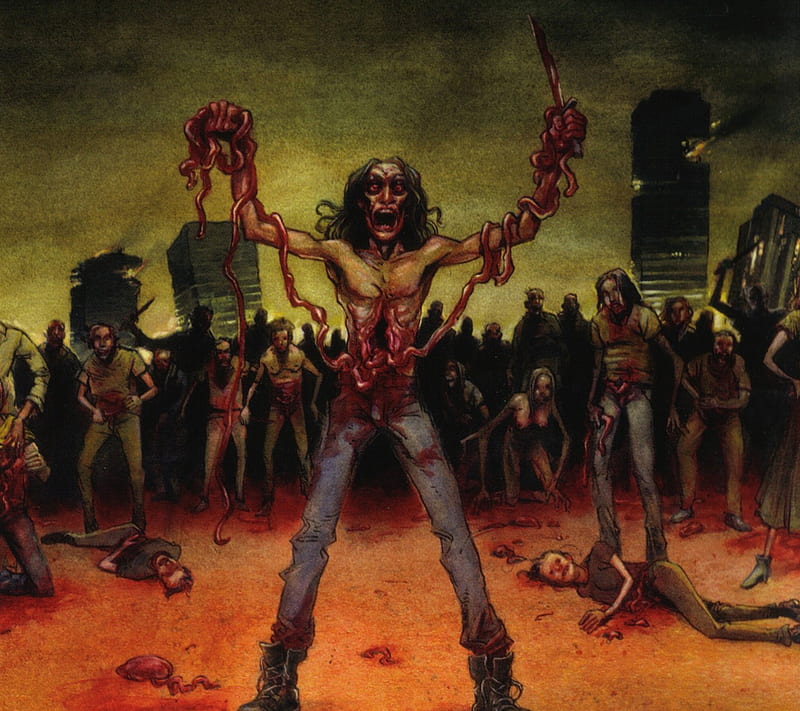 cannibal corpse, horror, skinned, torture, HD wallpaper