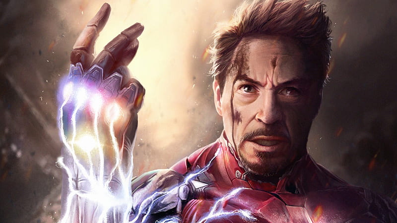 Iron Man Snap, iron-man, superheroes, artwork, artist, artstation, HD wallpaper