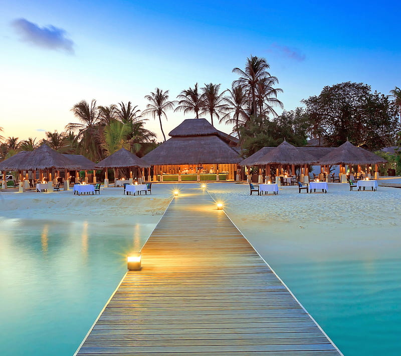 Beautiful Island, maldives, resort, HD wallpaper