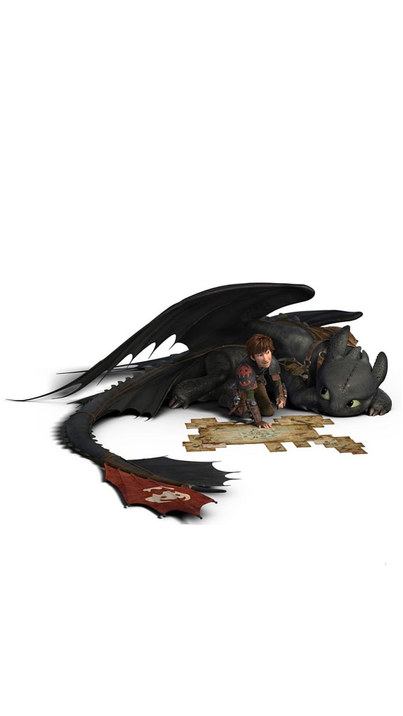 Toothless, hiccupandtoothless, hiccup, httyd, httyd2, dreamworks, friendship, movies, HD phone wallpaper