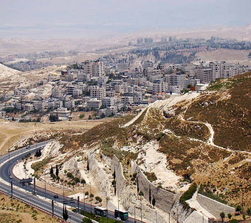 Israeli City, asia, desert, israel, middle east, HD wallpaper