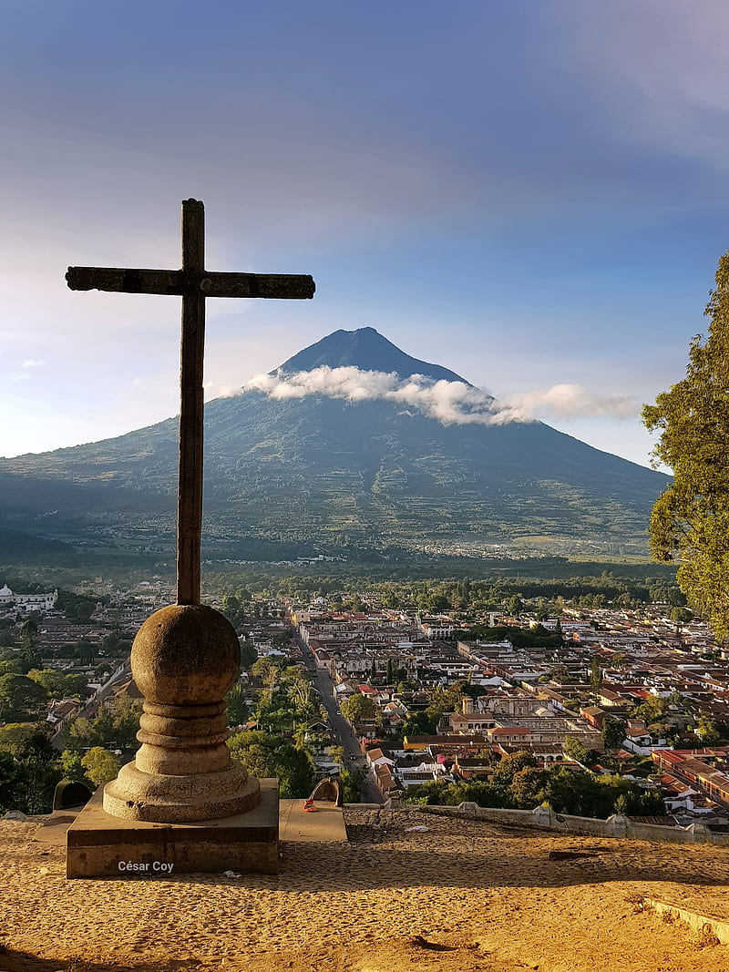 Antigua Guatemala , cities, cruz, HD phone wallpaper