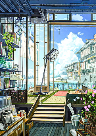 Download Calm Anime Ship On Sky Wallpaper  Wallpaperscom