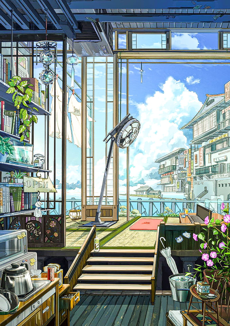 Dream room, anime, peace, HD phone wallpaper | Peakpx