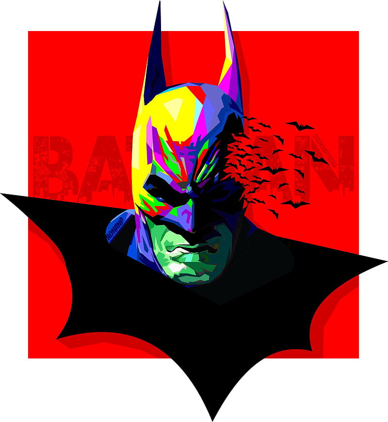 Vector de batman, abstracto, a todo color, héroe, superhéroe, Fondo de  pantalla de teléfono HD | Peakpx