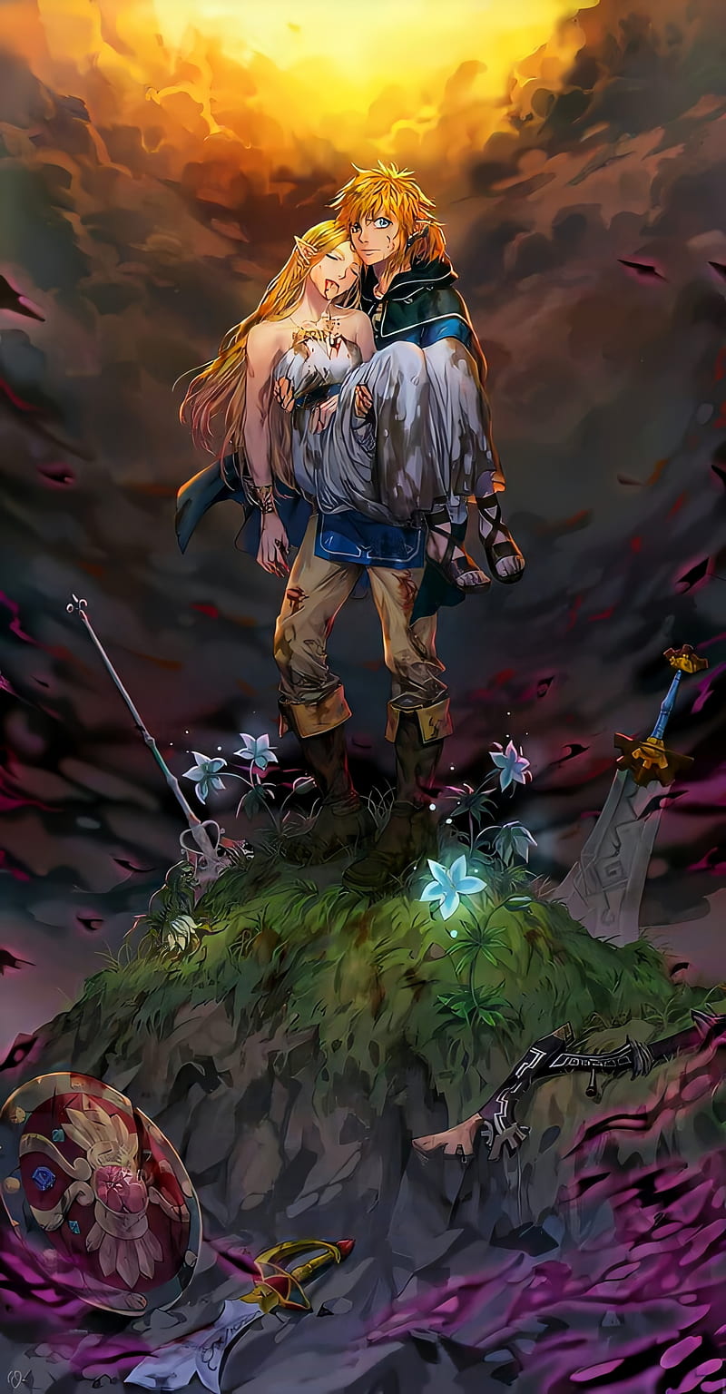 The Legend of Zelda , botw, game, link, the legend of zelda, HD phone wallpaper