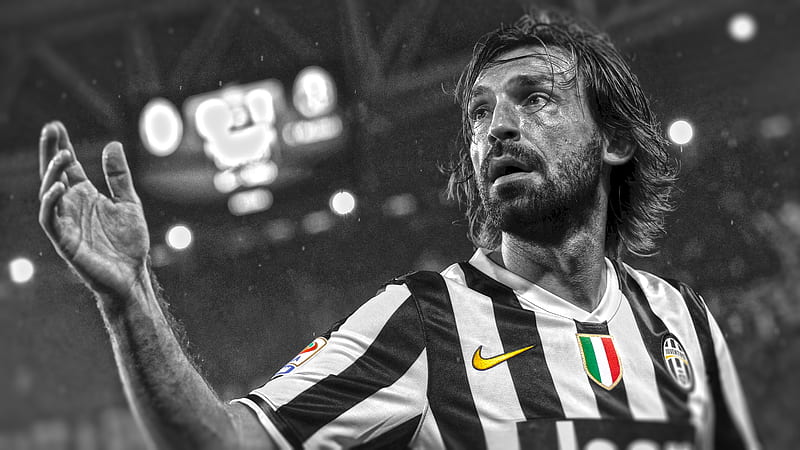 Soccer, Andrea Pirlo, Juventus F.C., HD wallpaper