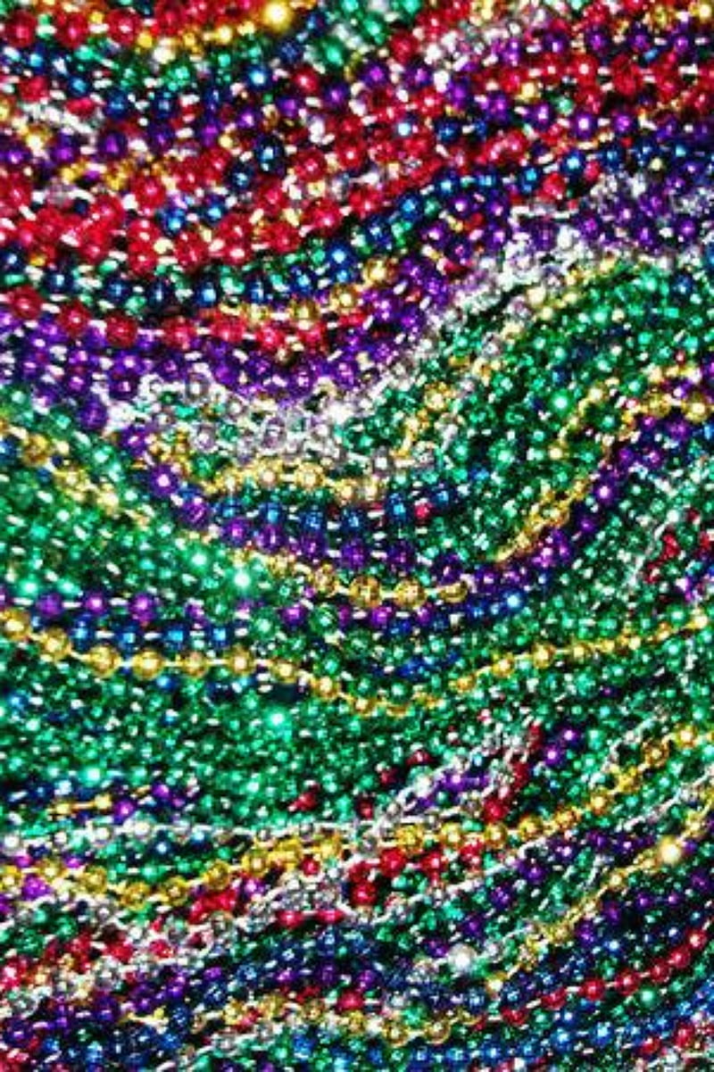 Beads, bright, fun, mardi gras, HD phone wallpaper