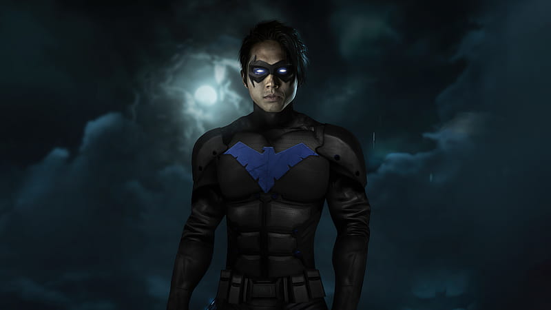 Steven Yeun As NightWing , nightwing, superheroes, artist, artwork, digital-art, artstation, HD wallpaper