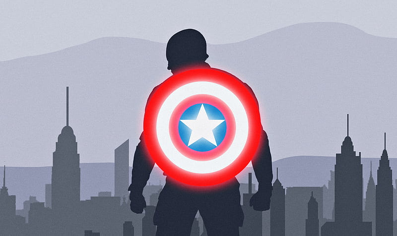 Captain America Shield Artwork, captain-america, shield, artwork, artist, movies, superheroes, HD wallpaper