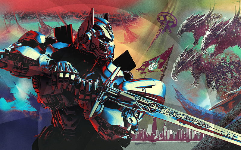 transformers, the last knight, 2017, optimus prime, transformers 5, HD wallpaper