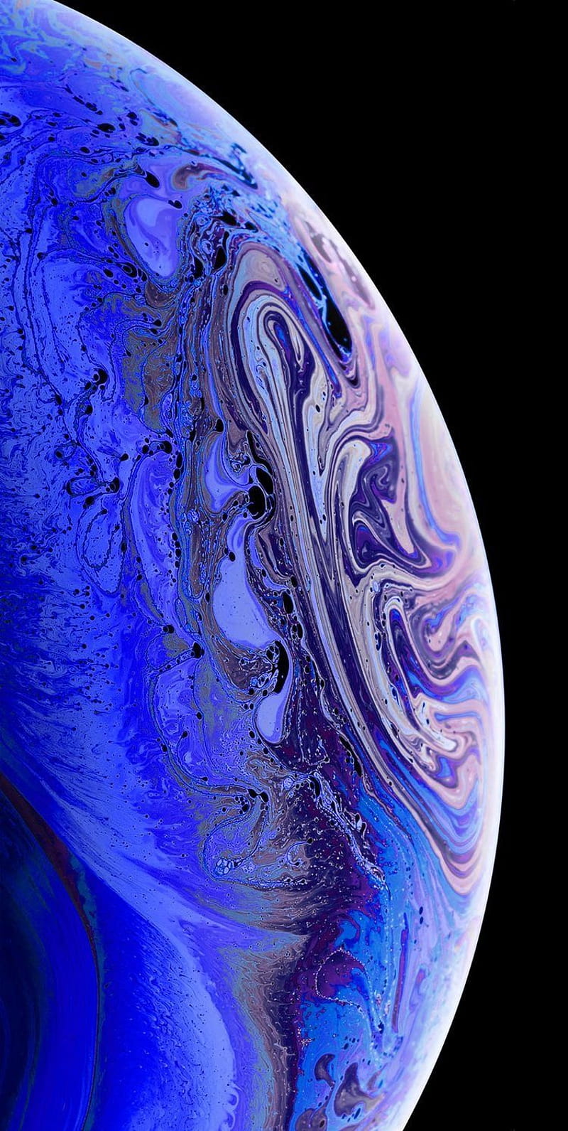 Blue Moon, galaxy, theme space, HD phone wallpaper | Peakpx