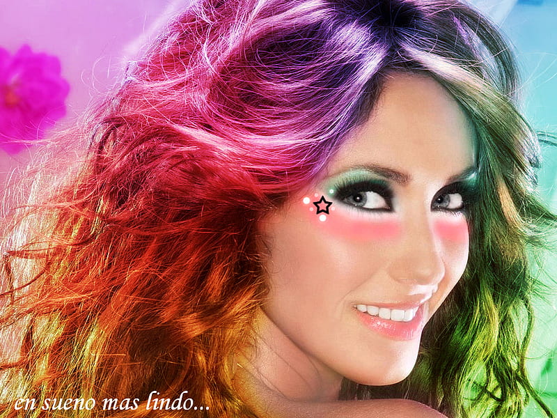 Anahi Hair Color